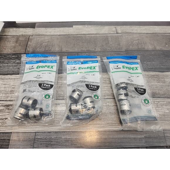 (3-Pk) SharkBite EvoPEX End Stop Push-to-Connect PEX 3/4" Lot of 3 [100] - Picture 2 of 13
